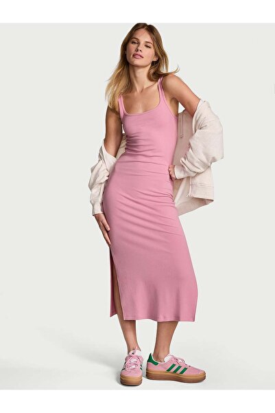 PİNK All-Day Midi Elbise