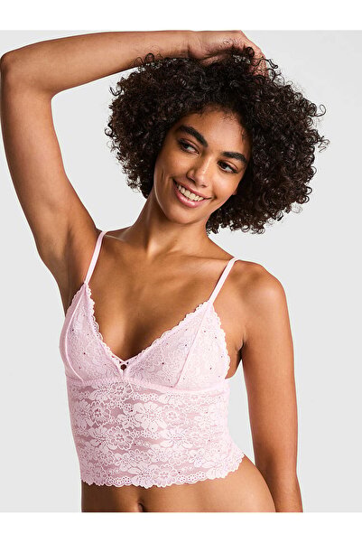 PİNK Wink Dantelli Desteksiz Bralet