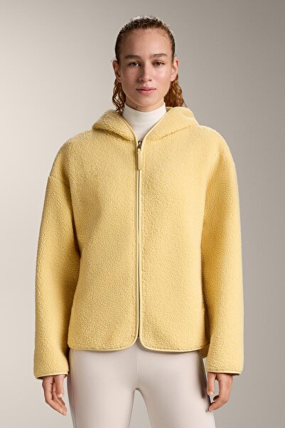 Oysho Faux-shearling jacket with hood