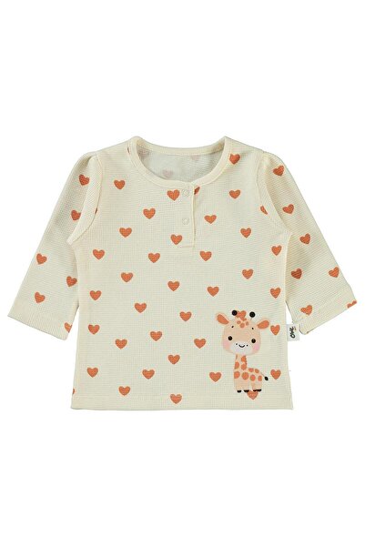 Civil Baby سويت شيرت للفتيات الصغيرات من عمر 6 إلى 18 شهرًا باللون العاجي