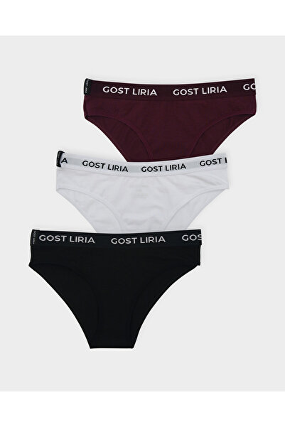 GOST LİRİA - Slip pentru femei Calm, pachet de 3, multicolor