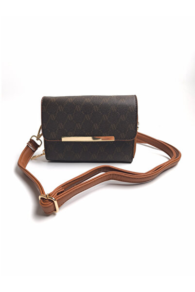 Ecrou Arm-381 Dotted Leather Bag Brown