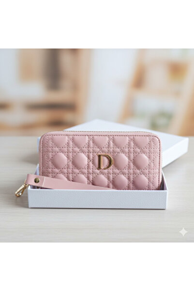 kaya wallet bag Kadın Pembe Cüzdan Kredi Kartlık Bozuk Para Alanlı Kutulu Eba...