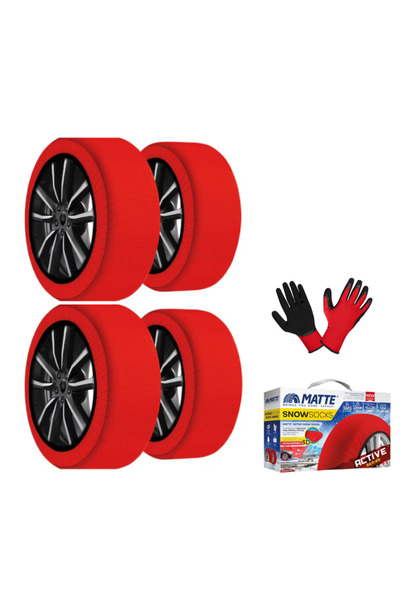 OEM Set de 2 huse textile antiderapante, mărimea M, mănuși incluse