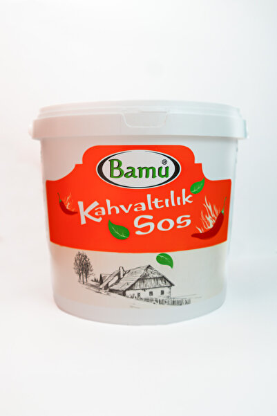 BAMU Kahvaltılık Sos (İSOT KREMASI) 9 Kg Az Acı