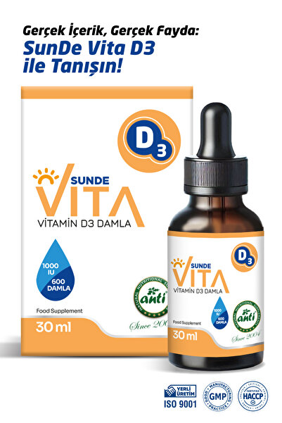 anti Sunde Vita D3 Damla 30 ml