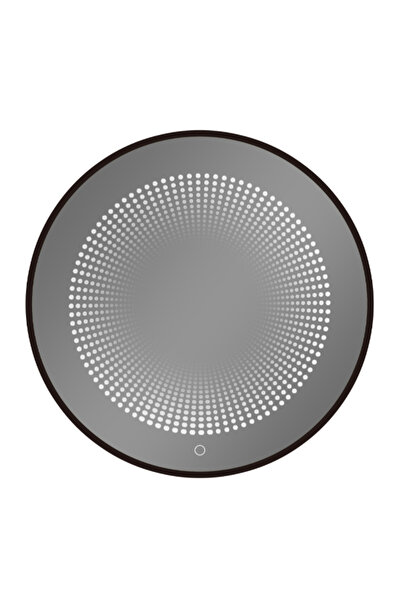 Aqua Drops Elegant Design Round Tunnel Bathroom LED Mirror 70cm