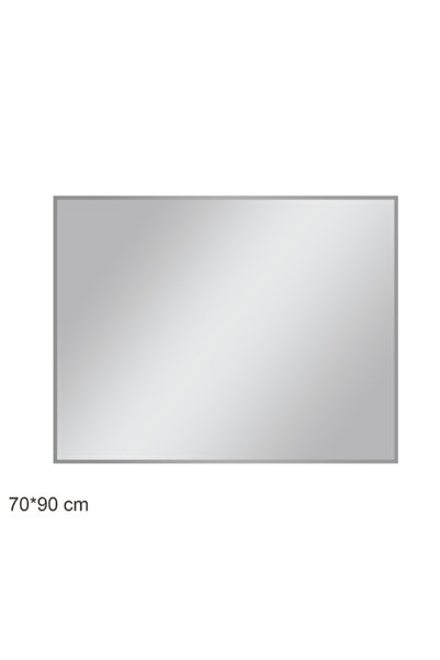 Aqua Drops Rectangular Plain Bathroom Mirror 70 x 90cm