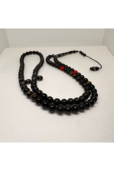Generic Yusr prayer beads with luxurious silver accents