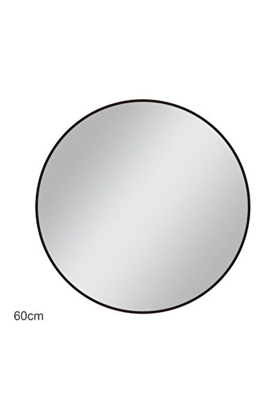 Aqua Drops Elegant Design Round Plain Bathroom Mirror 60cm