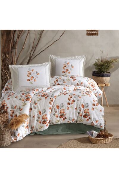 Clasy Ranforce Duvet Cover Set Double Size Russian V1 Mint