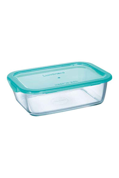 Luminarc 2-Piece Keep N Box Rectangular Flat Rim Food Container 1.22 Liter