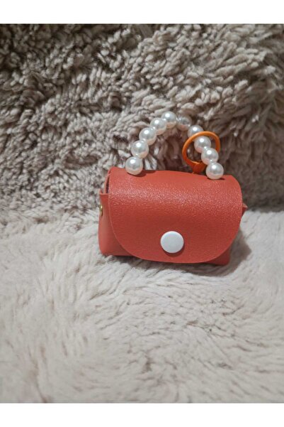 Ramilabutik Mini anahtarlıklı çanta boncuk saplı mini çanta