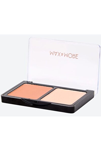 max&more Bronzing and Highlighter Powder 2 in 1, Bronzer + Highlighter Max & More