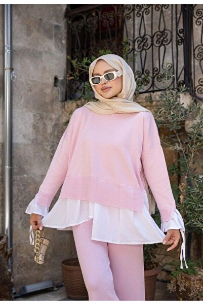 banessa Costum Mercerizat cu Detaliu Cămașă Truva