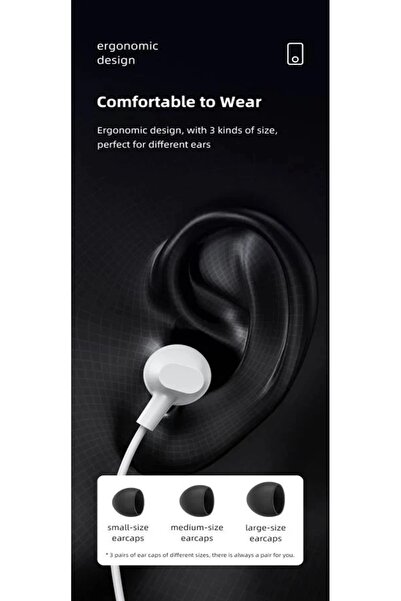 1way 3.5mm wired earphone (1.2M)