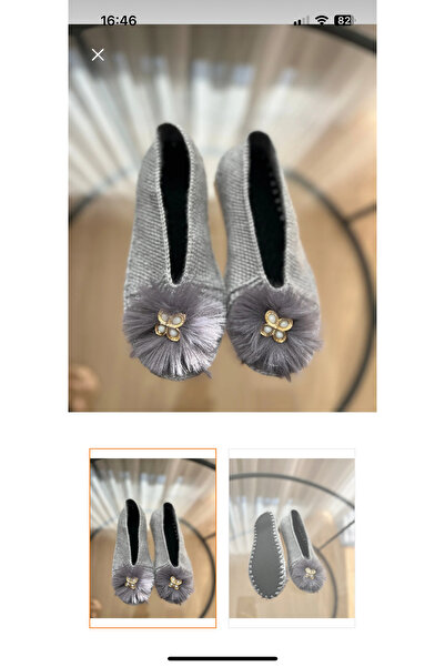 COOYEE El örgüsü ev babeti, çeyizlik patik, bohça için patik ince işçilikle ö...