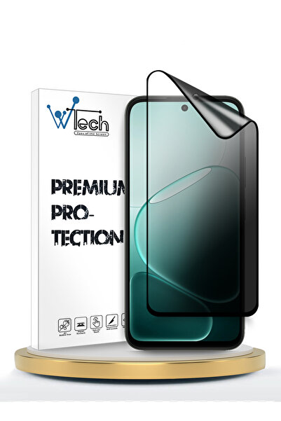 Wtech غطاء حماية كامل مرن غير لامع ومرن بلون شفاف/أسود لهاتف Oppo A6x 5G 2025...