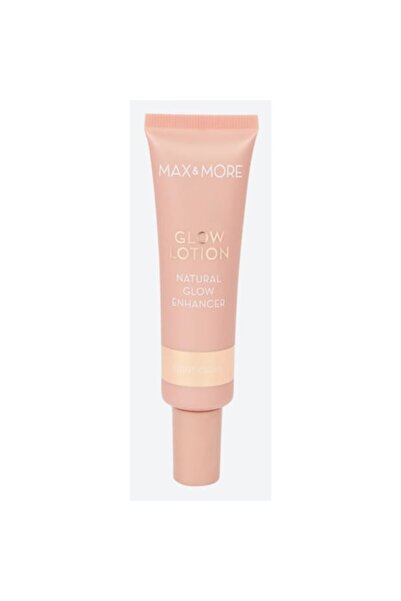 max&more Loțiune iluminatoare Max & More Glow 30 ml, strălucire ușoară