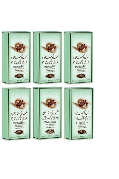 Al Rehab Choco Musk Pistachio Eau De Parfum 50ml (Pack of 6)