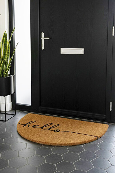 Chilai Home Coco Depin Doğal Koko Paspas,45x75 Cm Kıl Kapı Önü Paspası