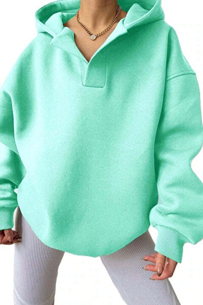 StreetWear Outlet Women's Hoodie, Classic, Loose, Dropped Shoulders