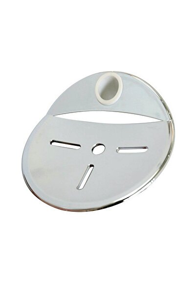 MERİVA M83 Robot Shower Set Shampoo Dispenser Soap Dispenser Round Chrome Color