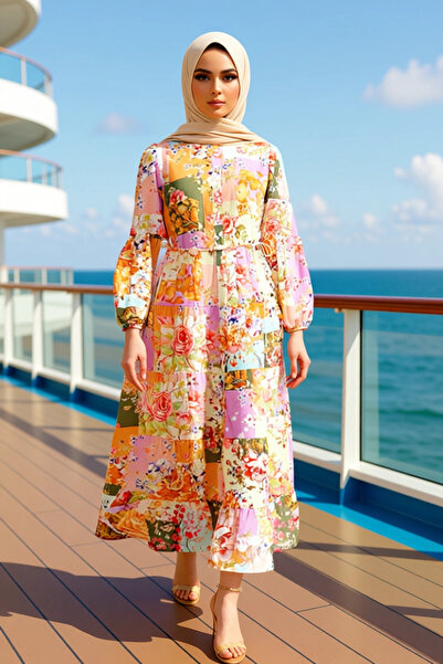 BENERLY Дамска рокля с яка, стандартни ръкави, функционална, издръжлива, висо...