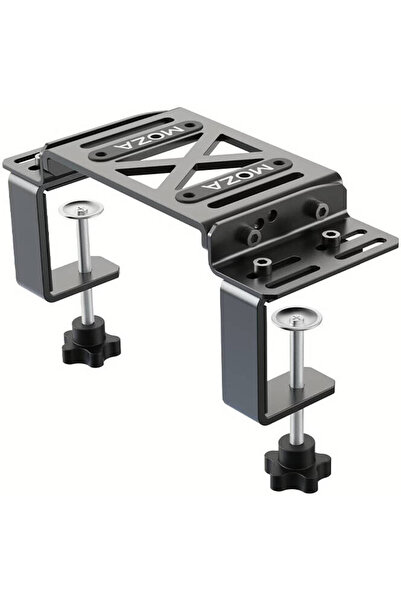 Moza Racing MOZA R9 Table Clamp, 5mm High Strength Steel Plate, Rock Solid Mount With Two Metal Screws, Black