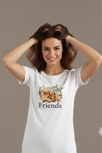 PEMBİŞ HOMEWEAR Women's Pajama Set Short Sleeve-Sezm-87