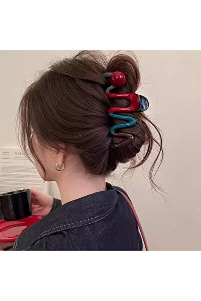 CARAVSTORE Colorful Design Large Size Hair Clip