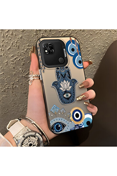 Hontinga حافظة متوافقة مع هاتف Redmi 10A، حافظة هاتف صلبة مضادة للسقوط، فنية