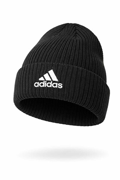 adidas Striped wool blend hat, Unisex, One Size, Black