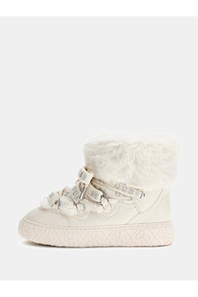 Guess Unessa Women's Cream Boots Flfuekfur10-Ivory