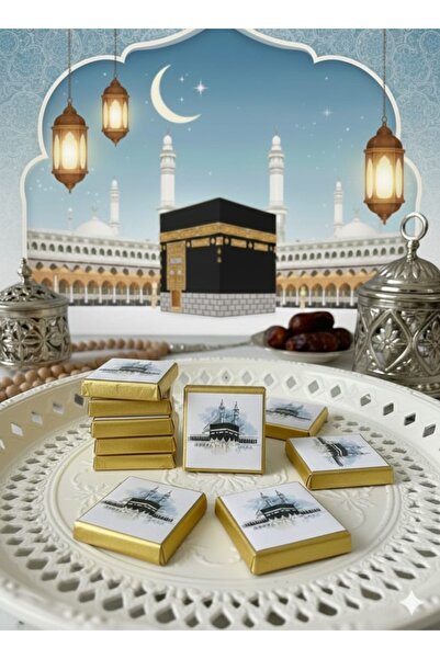 Moon Sisters Umre hatırası, Kabe ziyareti hatırası 50 adet madlen sütlü çikolata