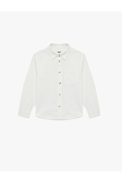 Koton Long Sleeve Buttoned Cotton Basic Shirt