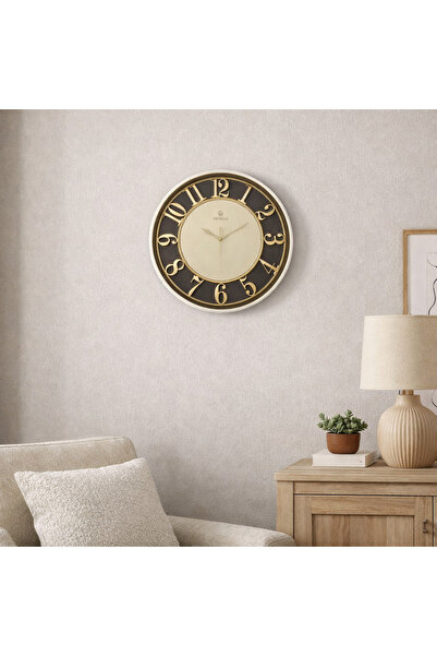 VALDEMAR Grand Revello Lüks Tasarım Altın Rakamlı 50 cm Sessiz Mekanizma- Sal...