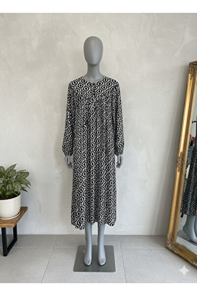 fariza tekstil Rochie de mamă largă din țesătură violetă croială cu robă din ...