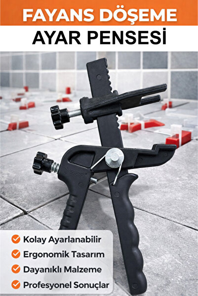 tabis ayar pensesi Fayans Seramik döşeme Derz Seviye Tespit Artısı Tutucu Kli...