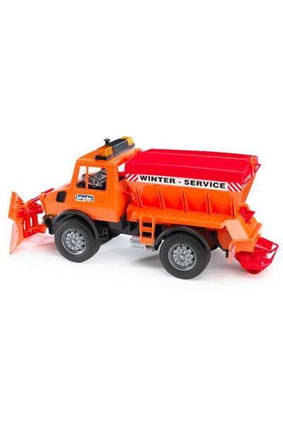 Bruder Toys BRUDER Vehicul de jucărie Mercedes-Benz Unimog Plug de zăpadă și ...