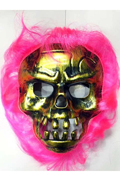 shopwave قناع شعر الهالوين الوردي