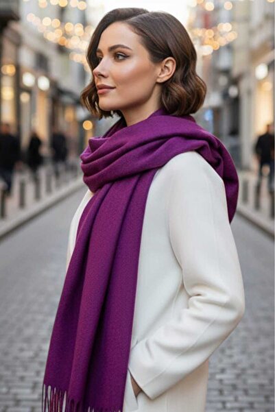 Trenderrs Women's Soft Textured Four Seasons Wearable Vegan Pashmina Shawl Scarf