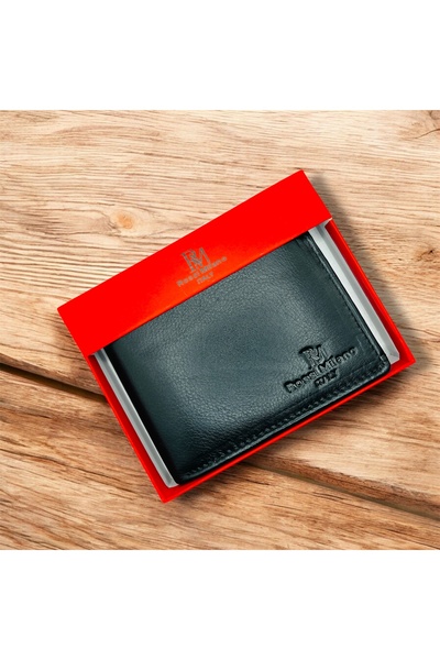 GENERAL'S Rossi Milano Nappa Cow Genuine Leather, Quality Stitching, Multiple Card Slots, Gift Product