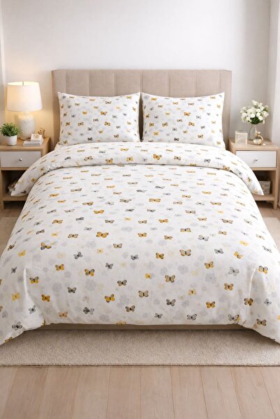 miruza ev tekstil Butterfly Pattern Bedding Set