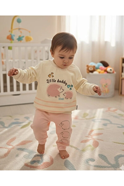 Yonca Çocuk Canza Baby 0029 Baby Sets Bottom Top Set Combed Cotton Set