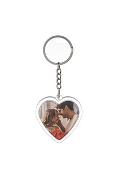OEM Heart Keychain with Photo Space 5 x 5 cm