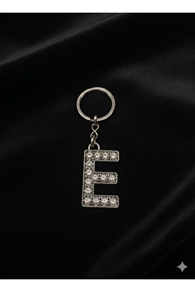 Beksy Accessory Taşlı E Harf Anahtarlık | Kişiye Özel Harfli Çanta & Anahtar ...