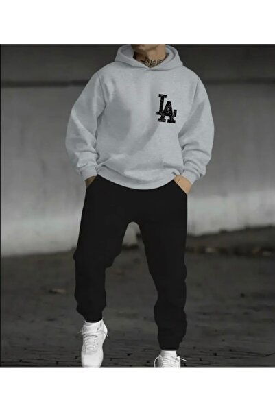 FUFLUNS La Baskili Unisex Men/Women Hooded Oversize Bottom/Upper Tracksuit Set