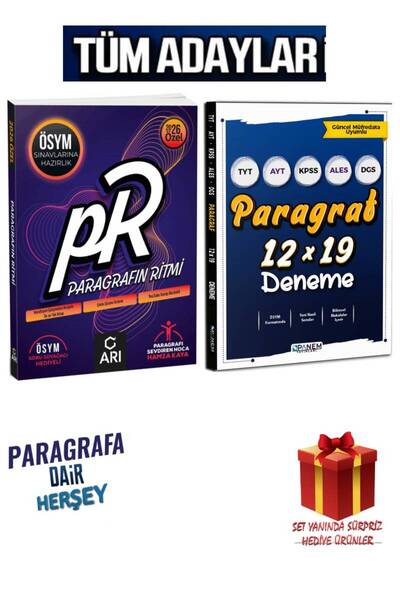 Panem Yayınları Arı Yayınları Paragrafın Ritmi+Panem Paragraf Deneme