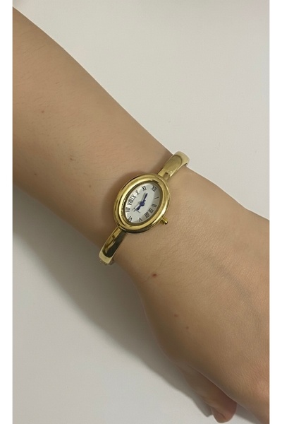 Yegane Kelepçe Model Zarif İnce Kadın Kol Saati